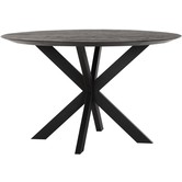 Eettafel Timeless Black Shape rond, 2 maten