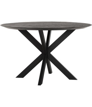 DTP Home Eettafel Timeless Black Shape  rond