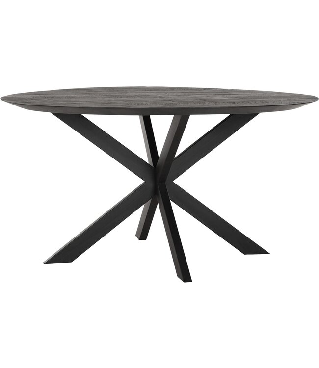 Eettafel Timeless Black Shape rond, 2 maten