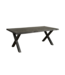 Eettafel Xara Live Edge zwart