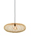 Hanglamp CANGO Elips in bamboe naturel of zwart