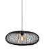 Hanglamp CANGO Elips in bamboe naturel of zwart