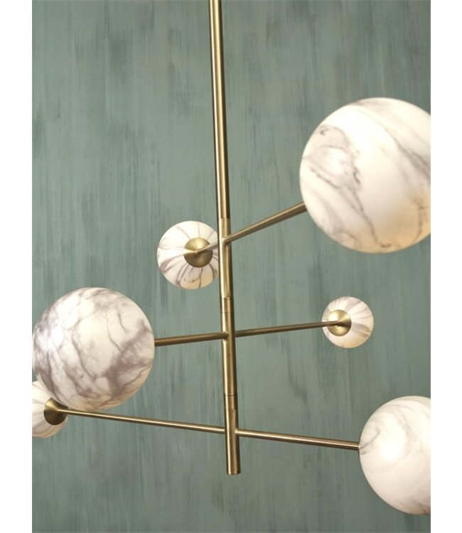Hanglamp Carrara  3 arms 6-globe