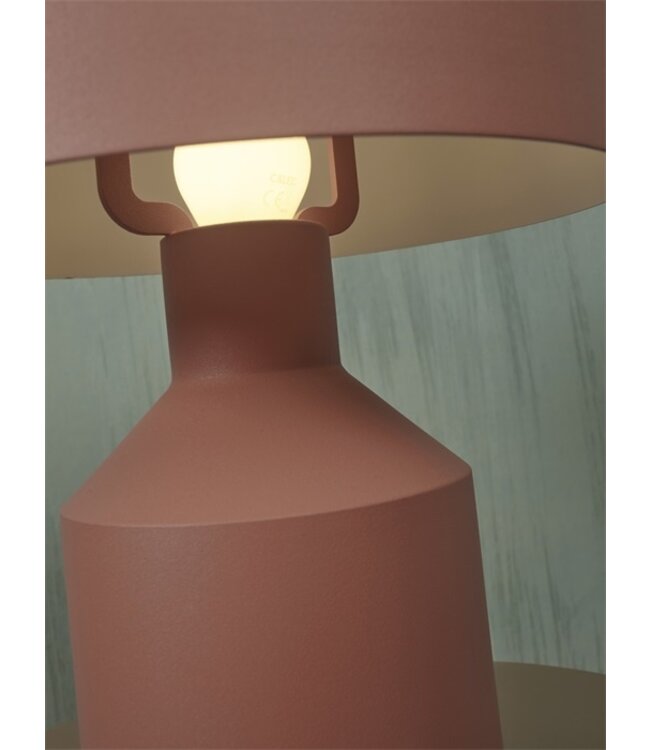 It's about RoMi tafellamp Porto in zwart, terra of zand