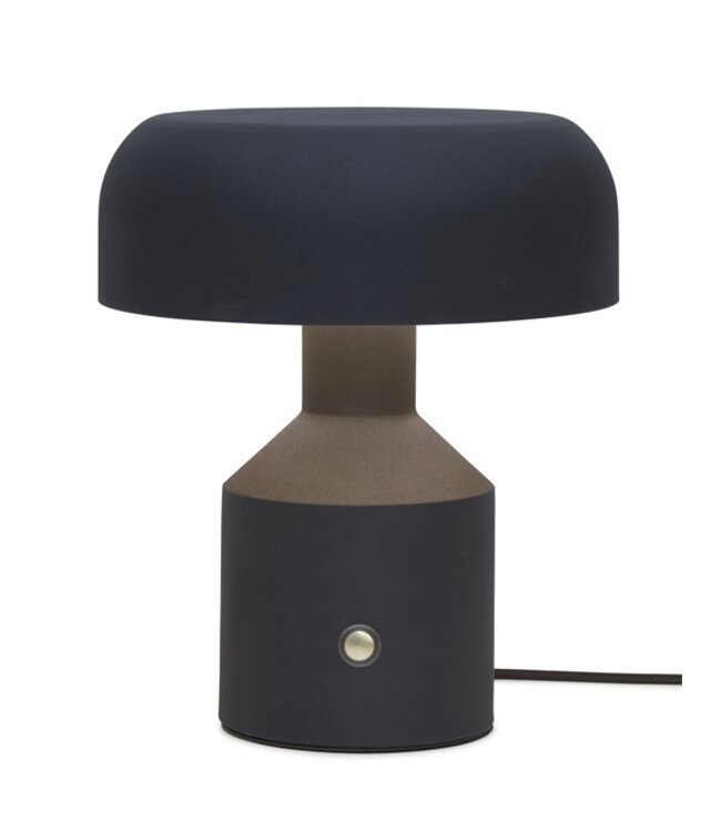 It's about RoMi tafellamp Porto in zwart, terra of zand