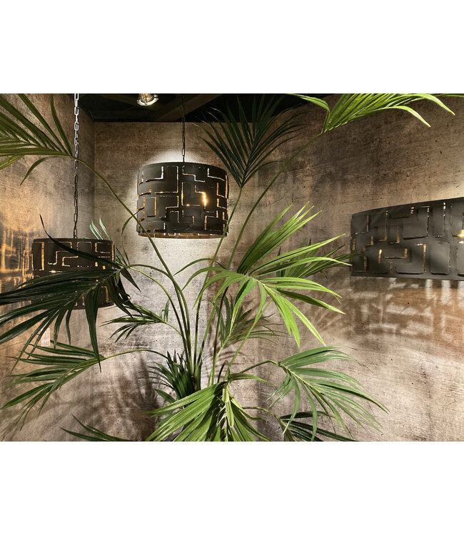 Leclercq & Bouwman hanglamp Pablo rond Industrial Dark