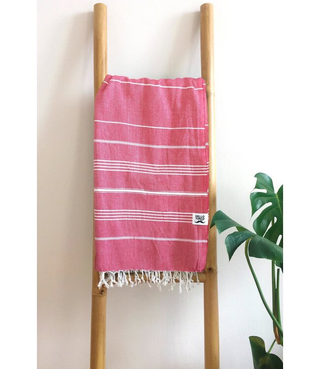 Hello Turco hamamdoek Pickie Red XL 220 x 150 cm