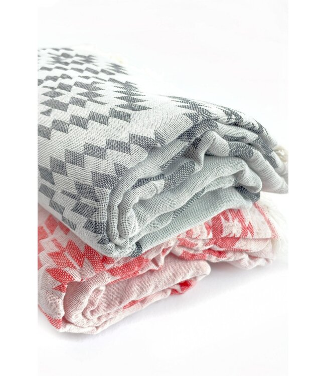 Hello Turco hamamdoek Kilim In The Name of  Gray