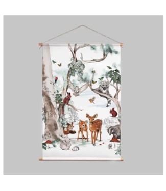 Annet Weelink Design Textielposter MAGICAL FOREST