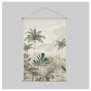 Annet Weelink Textielposter TROPICAL WILDERNESS beige/green