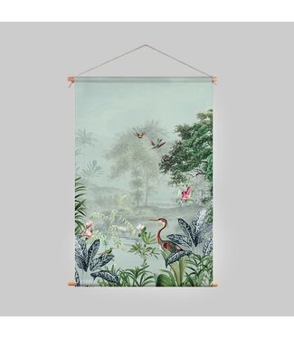 Annet Weelink Design Textielposter Scenic Landscape Dusty Mint
