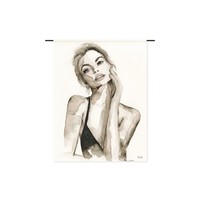 thumb-Urban Cotton OUTDOOR wandkleed A Womans Face-3