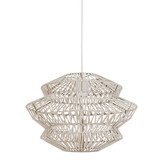 Light & Living hanglamp Flame in leer naturel ø40 cm