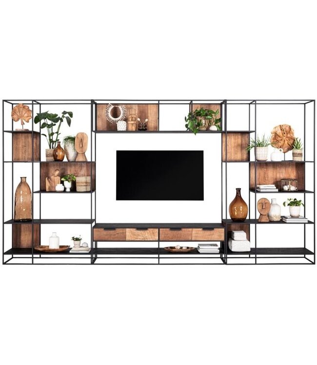 DTP Home TV Wall element 2c: Cosmo boekenrek Large 120 cm