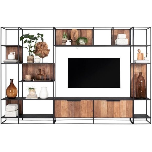 DTP Home DTP Home TV Wall 1b: Cosmo TV-dressoir, 4 deuren