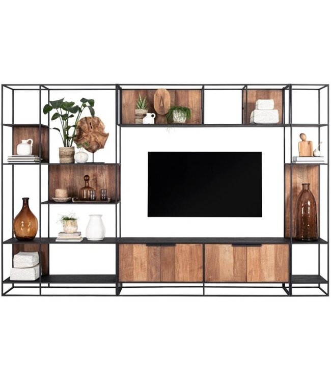 DTP Home TV Wall 1b: Cosmo TV-dressoir, 4 deuren