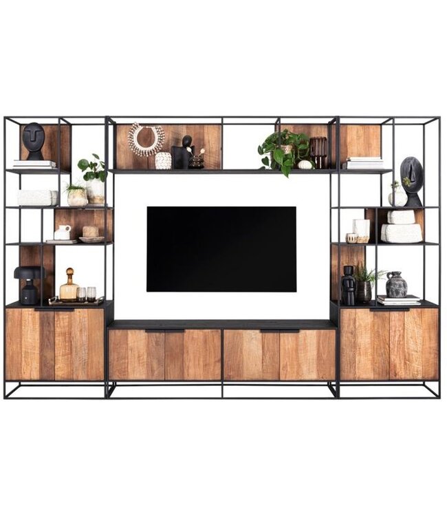 DTP Home TV Wall 1b: Cosmo TV-dressoir, 4 deuren
