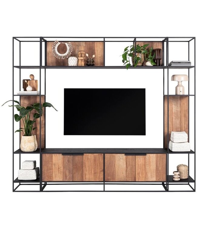 DTP Home TV Wall 1b: Cosmo TV-dressoir, 4 deuren