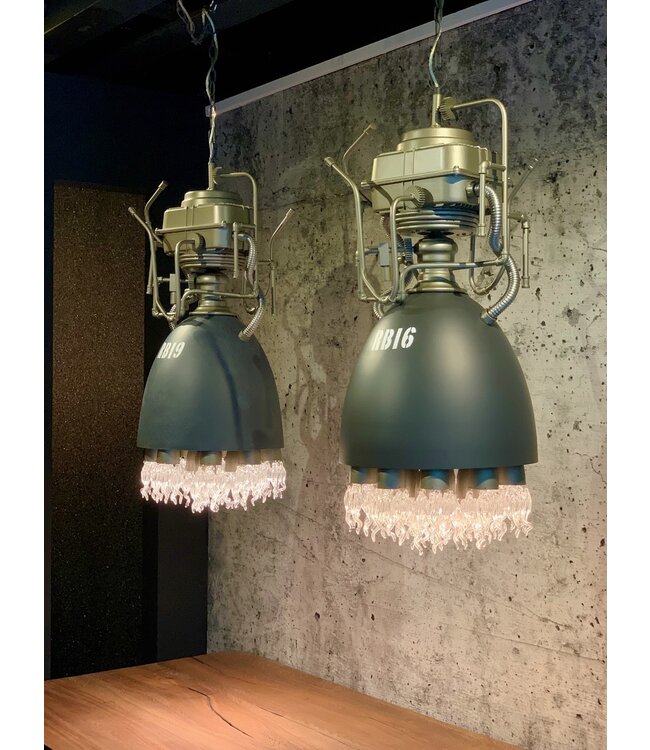 Leclercq & Bouwman hanglamp Raptor zwart