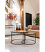 Richmond Interiors salontafel Asher set van 2 (Champagne gold)