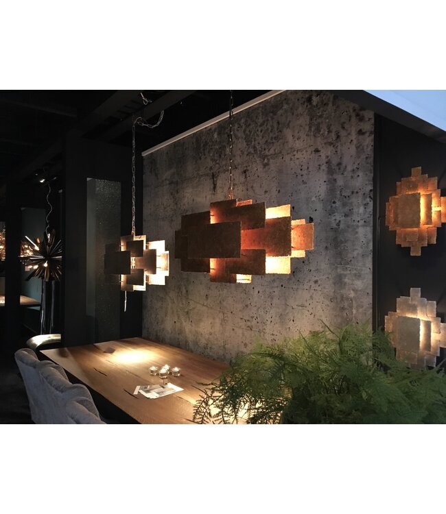 Leclercq & Bouwman hanglamp BELUGA in brons of zilver