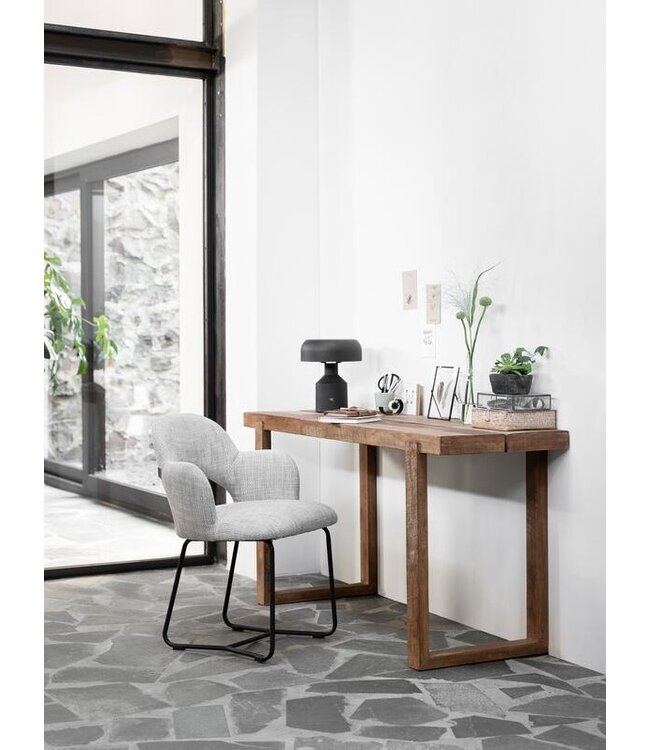 Must Living eetkamerstoel Vista in Polaris lichtgrijs - Copy