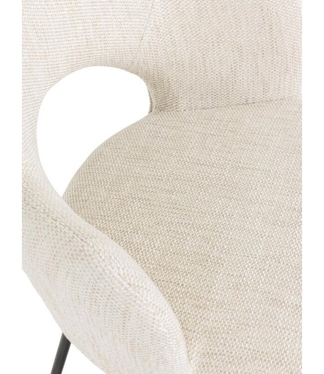 Must Living eetkamerstoel Vista in Polaris naturel