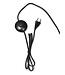 Good&Mojo vloerlamp IGUAZU rond Large in zwart en naturel