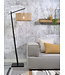 Good&Mojo vloerlamp IGUAZU rond Large in zwart en naturel