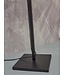 Vloerlamp Bhutan Small, recht model in bamboe zwart in 3 maten