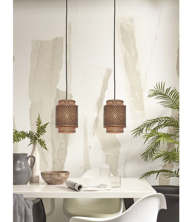 Hanglamp Bhutan tube in maat S en L