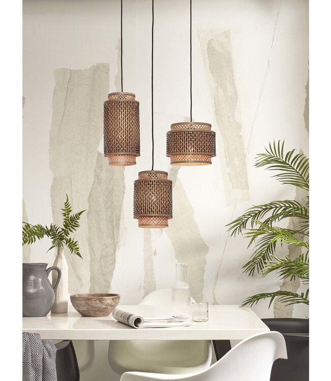 Hanglamp Bhutan tube in maat S en L