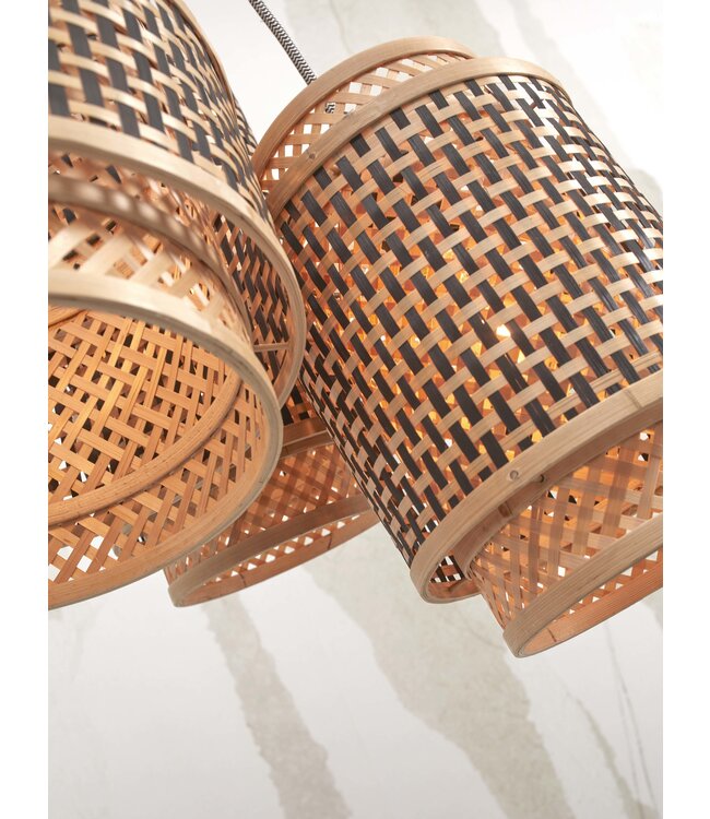 Good&Mojo hanglamp Bhutan 3-kaps