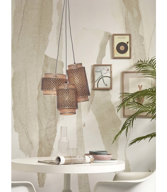 Good&Mojo hanglamp Bhutan 3-kaps