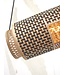 Good&Mojo hanglamp Bhutan bamboe cilinder zwart/naturel