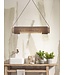 Good&Mojo hanglamp Bhutan bamboe cilinder zwart/naturel