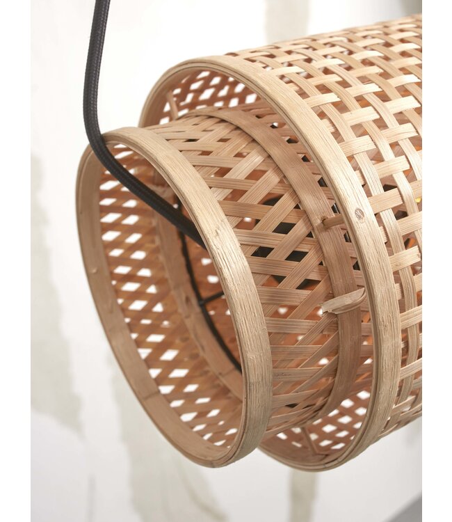 Good&Mojo Hanglamp Bhutan bamboe cilinder naturel