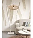 Vloerlamp Cango Large bamboe wit