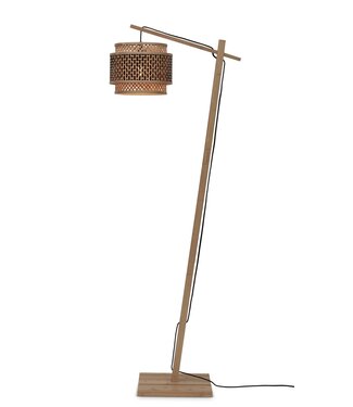 Good&Mojo Vloerlamp Bhutan bamboe met korte arm