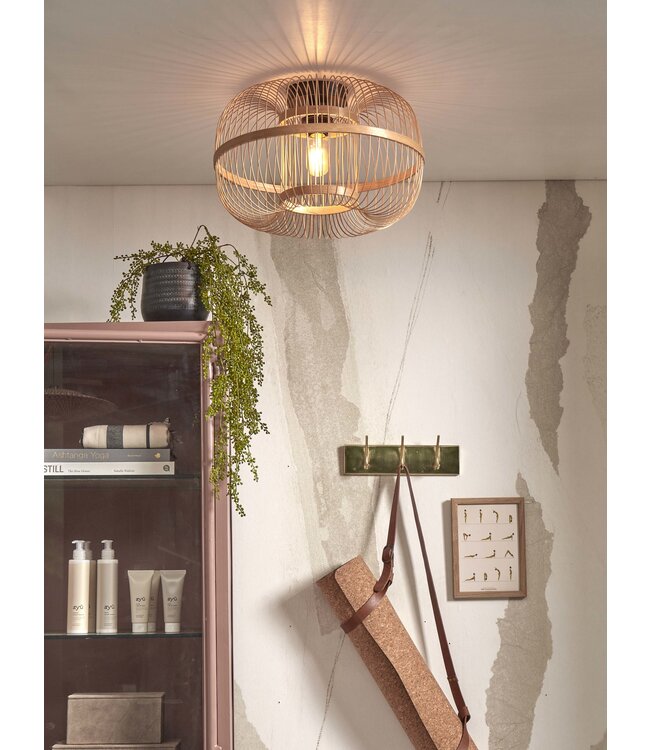 Good&Mojo plafonnière Hokkaido bamboe naturel