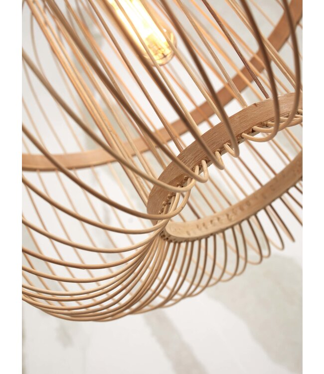 Good&Mojo hanglamp Hokkaido bamboe in 2 kleuren