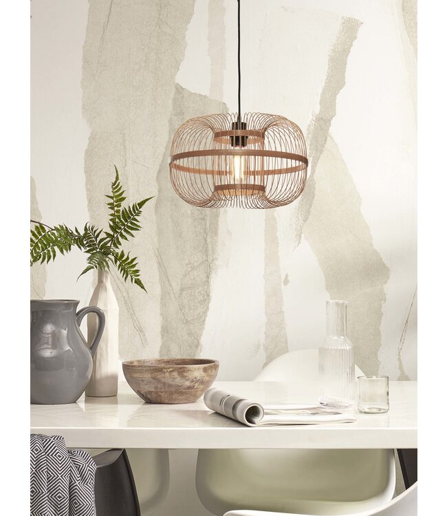 Good&Mojo hanglamp Hokkaido bamboe in 2 kleuren