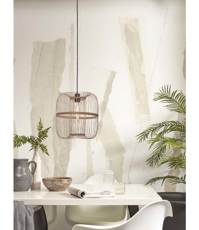 Good&Mojo hanglamp Hokkaido bamboe in 2 kleuren