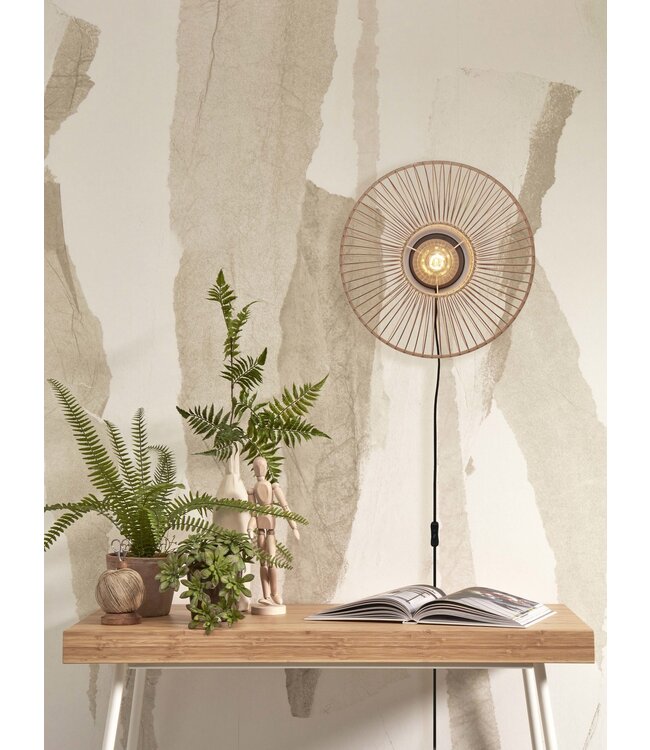 Good&Mojo Wandlamp Hokkaido bamboe naturel