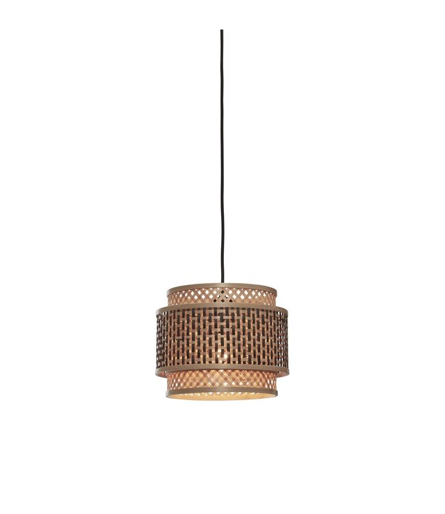Hanglamp Bhutan bamboe Rond XS ø25 cm