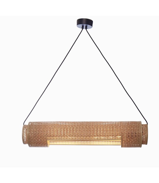 Good&Mojo Hanglamp Bhutan bamboe cilinder naturel