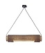 Good&Mojo hanglamp Bhutan bamboe cilinder zwart/naturel