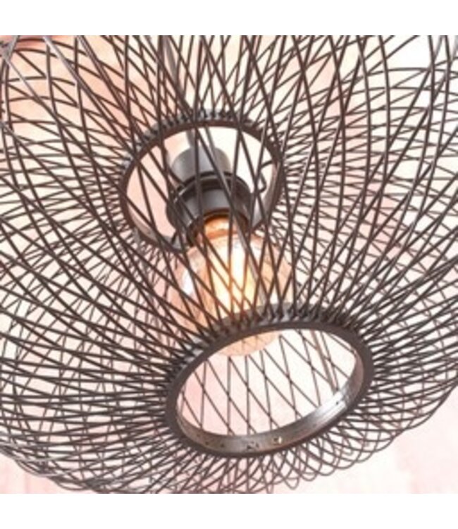 Vloerlamp Cango bamboe small in wit, naturel of zwart