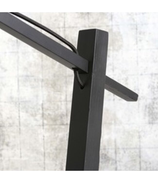 Vloerlamp Cango bamboe small in wit, naturel of zwart