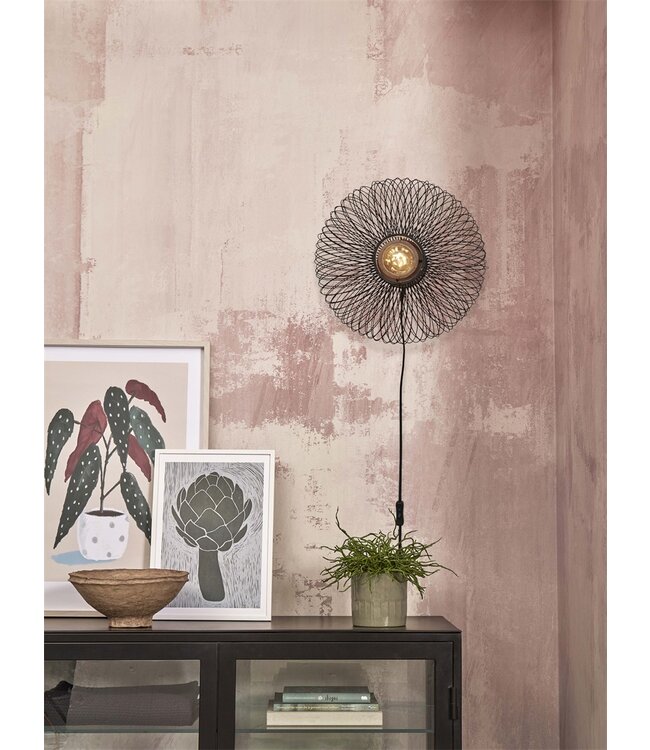 Wandlamp Cango bamboe naturel small